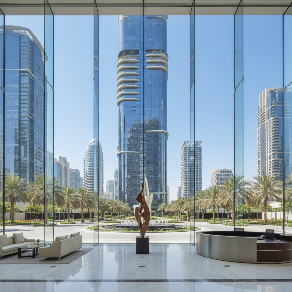 Professional office exterior in Dubai